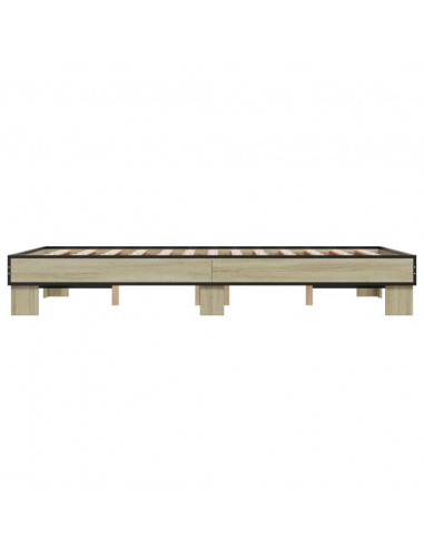 Giroletto Rovere Sonoma 120x190 cm in Legno Multistrato Metallo