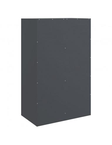 Credenza Antracite 67x39x107 cm in Acciaio