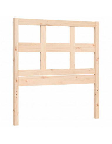 Giroletto con Testiera 90x200 cm in Legno Massello