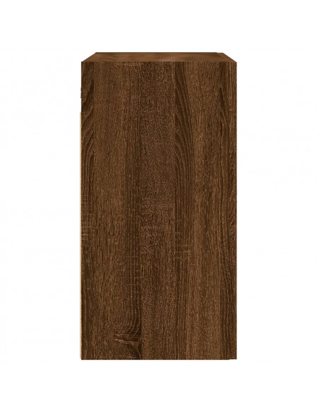 Armadietto a Muro Rovere Marrone 60x31x60 cm Legno Multistrato