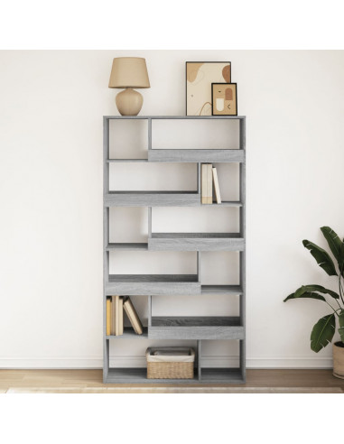 Libreria Grigio Sonoma 100x33x187,5 cm in Truciolato