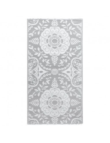 Tappeto da Esterni Grigio Chiaro 80x150 cm in PP