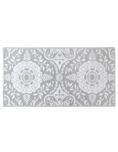 Tappeto da Esterni Grigio Chiaro 80x150 cm in PP
