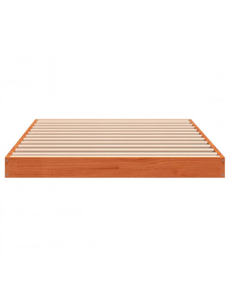 Giroletto Marrone Cera 90x200 cm in Legno Massello di Pino