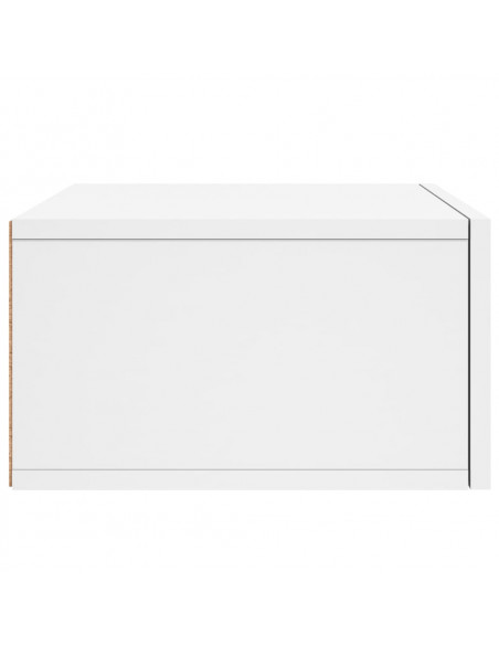 Comodini a Muro 2 pz Bianchi 35x35x20 cm