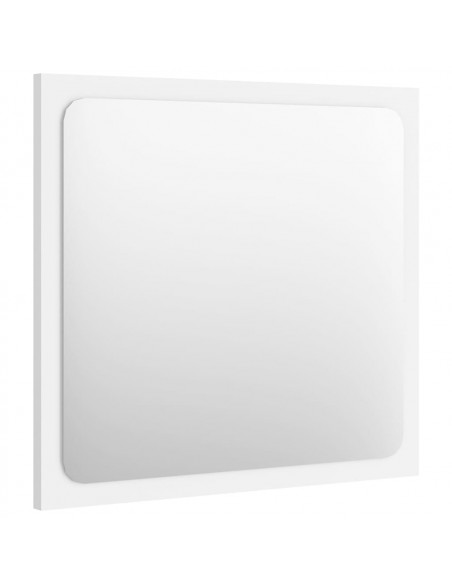Set Mobili da Bagno Bianco Lucido in Legno Multistrato