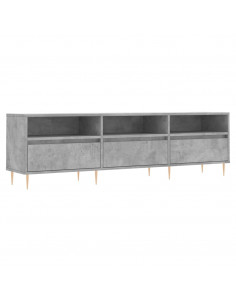 Mobile TV Grigio Cemento 150x30x44,5 cm Legno Multistrato 2