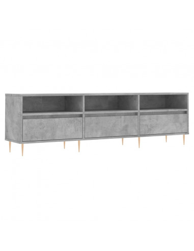 Mobile TV Grigio Cemento 150x30x44,5 cm Legno Multistrato