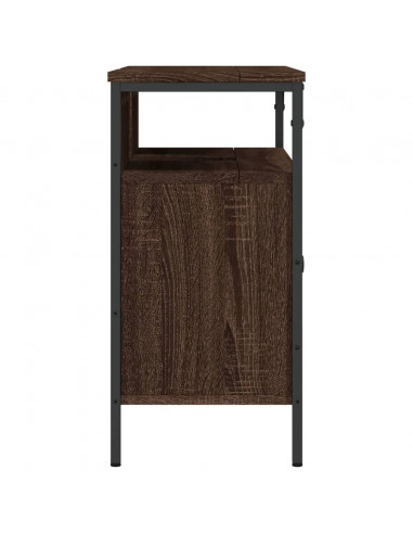 Mobile Lavabo Bagno Rovere Marrone 80x30x60cm Legno Multistrato