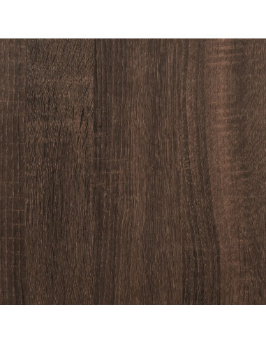 Mobile Lavabo Bagno Rovere Marrone 80x30x60cm Legno Multistrato