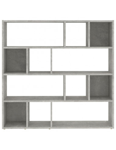 Libreria/Divisorio Grigio Cemento 105x24x102 cm