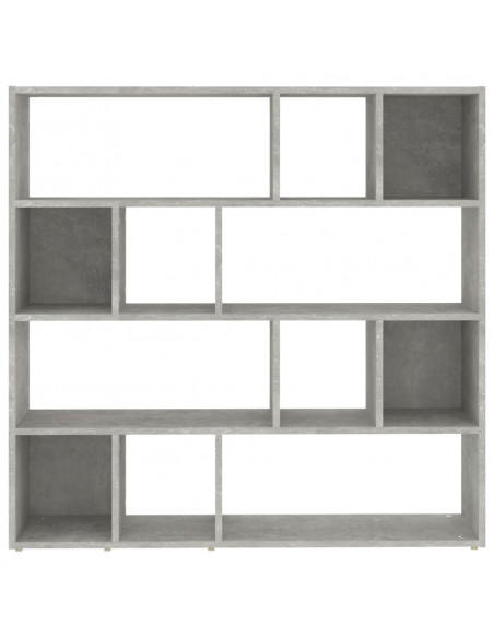 Libreria/Divisorio Grigio Cemento 105x24x102 cm
