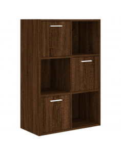 Mobile Contenitore in Rovere Marrone 60x29,5x90 cm 2