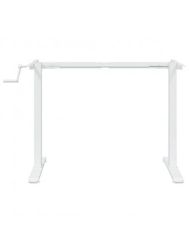 Telaio Scrivania in Piedi Bianco (94-135)x60x(70-114)cm Acciaio