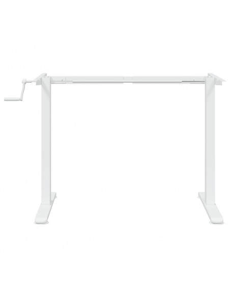 Telaio Scrivania in Piedi Bianco (94-135)x60x(70-114)cm Acciaio