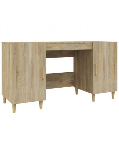Scrivania Rovere Sonoma 140x50x75 cm in Legno Multistrato