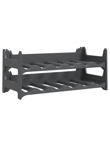 Portabottiglie per 12 Bottiglie in PP Impilabile