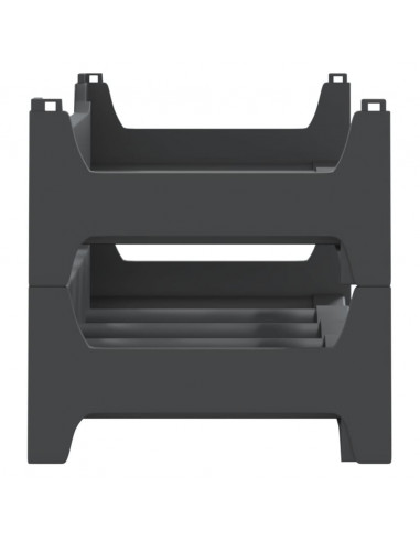 Portabottiglie per 12 Bottiglie in PP Impilabile