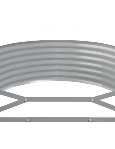 Letto Giardino Acciaio Zincato 175x100x36 cm Verde