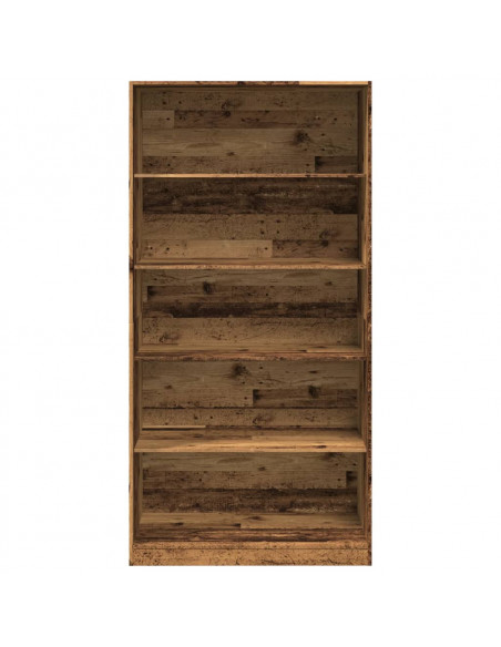 Armadio Legno Antico 100x50x200 cm in Legno Multistrato