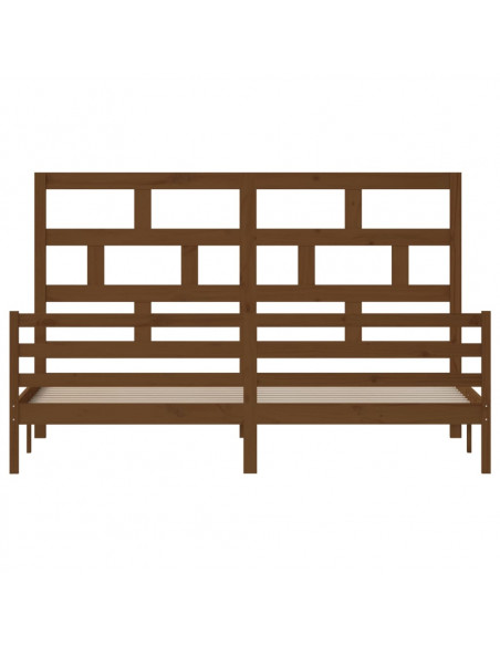 Giroletto Miele in Legno Massello di Pino 200x200 cm