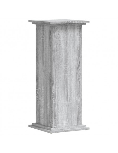 Supporto per Piante Grigio Sonoma 33x33x80 cm Legno Multistrato