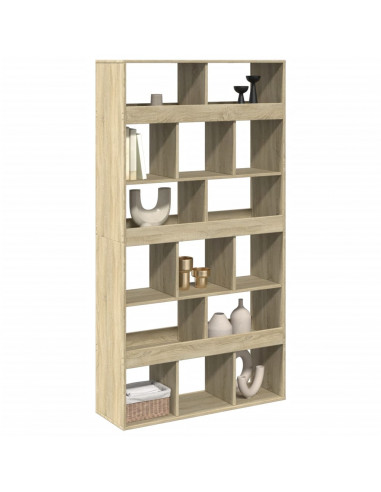 Libreria Rovere Sonoma 100x33x187,5 cm in Truciolato