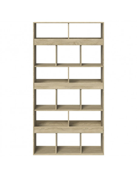 Libreria Rovere Sonoma 100x33x187,5 cm in Truciolato
