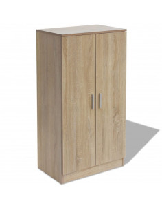 Tavolo Pieghevole da Parete Colore Rovere 100x60 cm 2