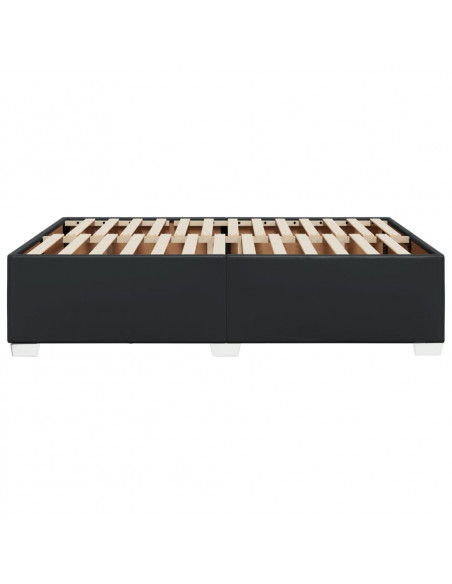 Giroletto Nero 160x200 cm in Similpelle