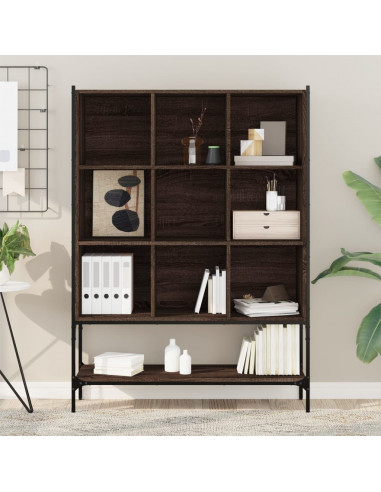 Libreria Rovere Marrone 102x30x141,5 cm in Legno Multistrato