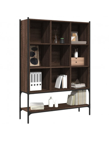 Libreria Rovere Marrone 102x30x141,5 cm in Legno Multistrato