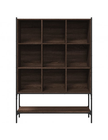 Libreria Rovere Marrone 102x30x141,5 cm in Legno Multistrato