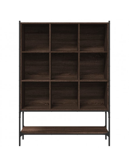 Libreria Rovere Marrone 102x30x141,5 cm in Legno Multistrato