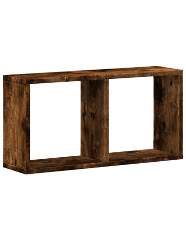 Mobile a Parete 60x16x30 cm Rovere Fumo in Legno Multistrato