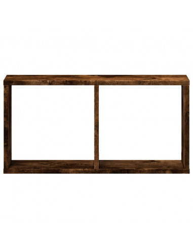 Mobile a Parete 60x16x30 cm Rovere Fumo in Legno Multistrato