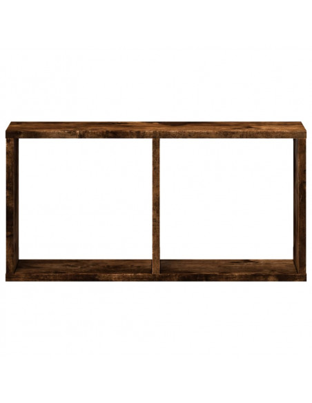 Mobile a Parete 60x16x30 cm Rovere Fumo in Legno Multistrato