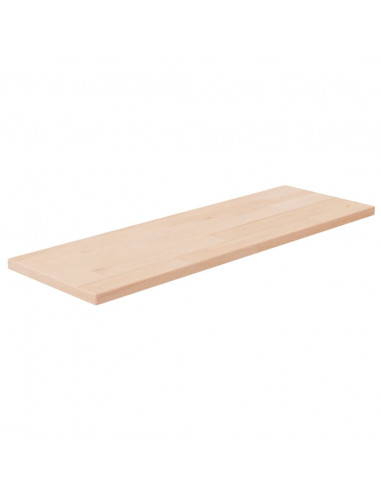 Ripiano 60x20x1,5 cm Legno Massello di Rovere Non Trattato