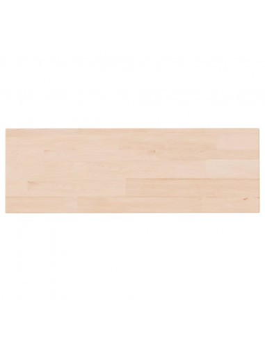 Ripiano 60x20x1,5 cm Legno Massello di Rovere Non Trattato