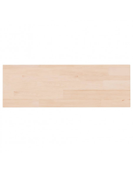 Ripiano 60x20x1,5 cm Legno Massello di Rovere Non Trattato