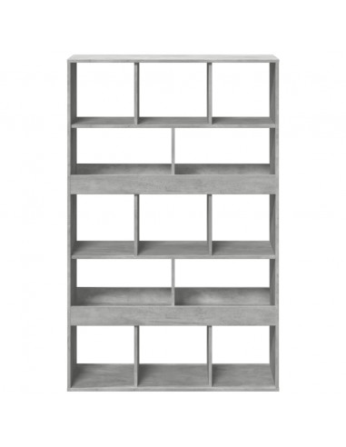 Libreria Grigio Cemento 100x33x156,5 cm in Truciolato