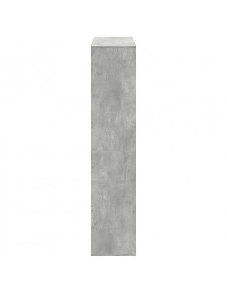 Libreria Grigio Cemento 100x33x156,5 cm in Truciolato