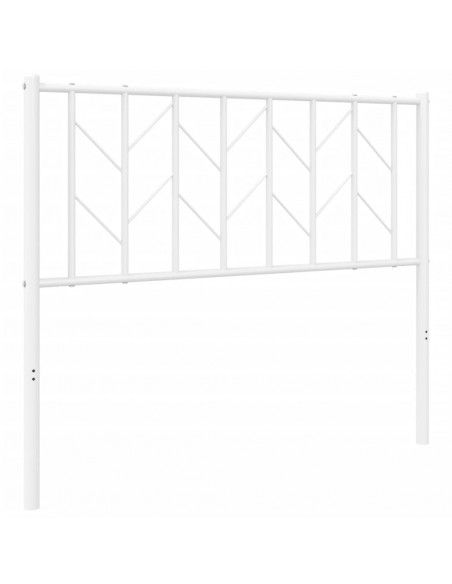 Testiera in Metallo Bianco 100 cm