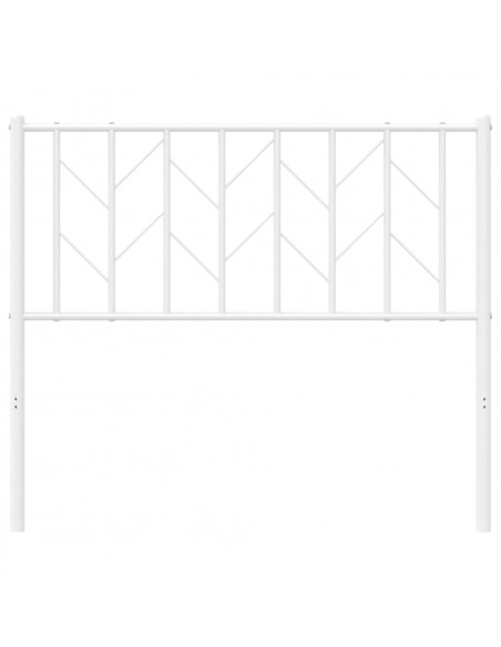 Testiera in Metallo Bianco 100 cm