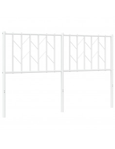 Testiera in Metallo Bianco 140 cm 2