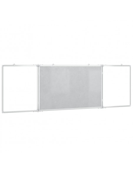 Lavagna Magnetica Pieghevole 160x50x1,7 cm in Alluminio