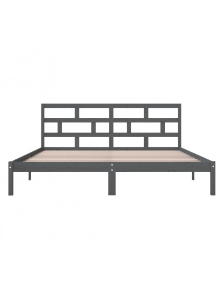 Giroletto Grigio 135x190 cm Double in legno Massello