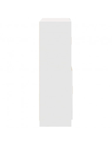 Set di Mobili da Cucina 2 pz Bianco in Truciolato