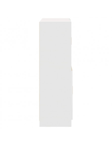 Set di Mobili da Cucina 2 pz Bianco in Truciolato