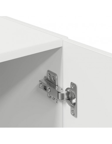 Set di Mobili da Cucina 2 pz Bianco in Truciolato